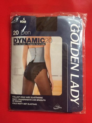 Collant noir golden lady taille 4 neuf