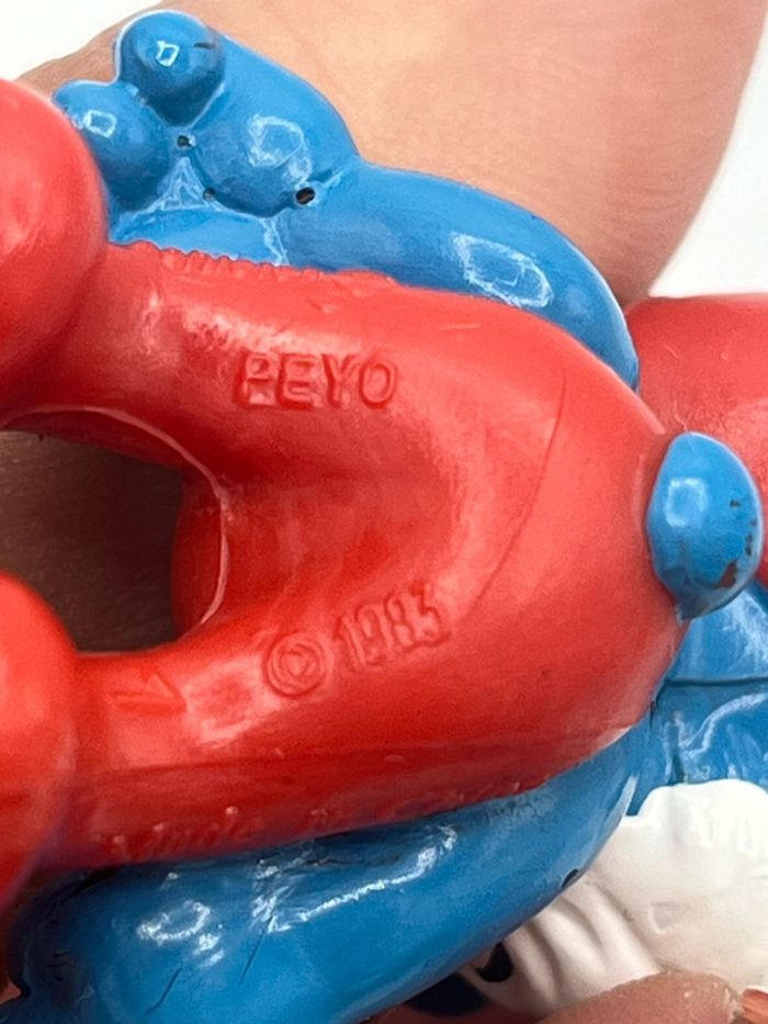 Grand schtroumpfs pipe cadeau Quick 1983 - photo numéro 5