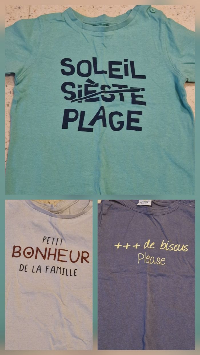 Lot de tee shirt - photo numéro 5