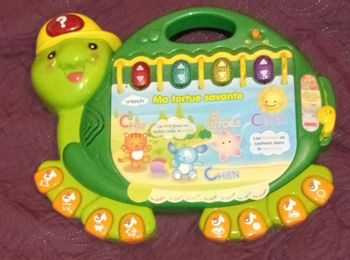 Ma tortue savante de vtech sonore et lumineuse .