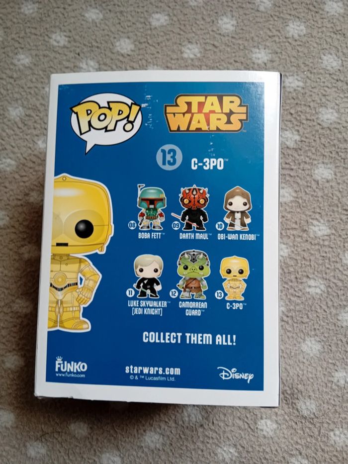 Funko pop Star Wars c-3po 2015 - photo numéro 4