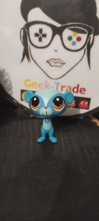 Littlest Petshop Pet Shop LPS Mongoose Authentic Bobble Style Sunil Nevla 3570