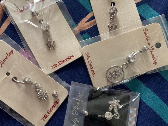 lot de 5 piercings