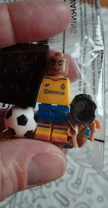 Personnage Lego football neuf cristiano Ronaldo CR7 Al Nasr