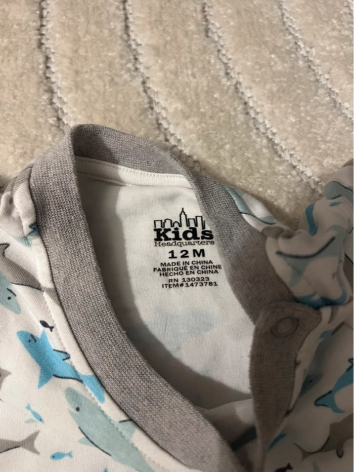 Lot : barboteuse et t-shirt MC Requin - photo numéro 2