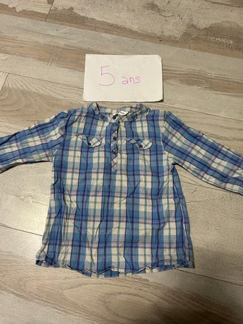 Chemise 5 ans
