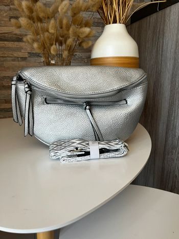 Sac argenté mat