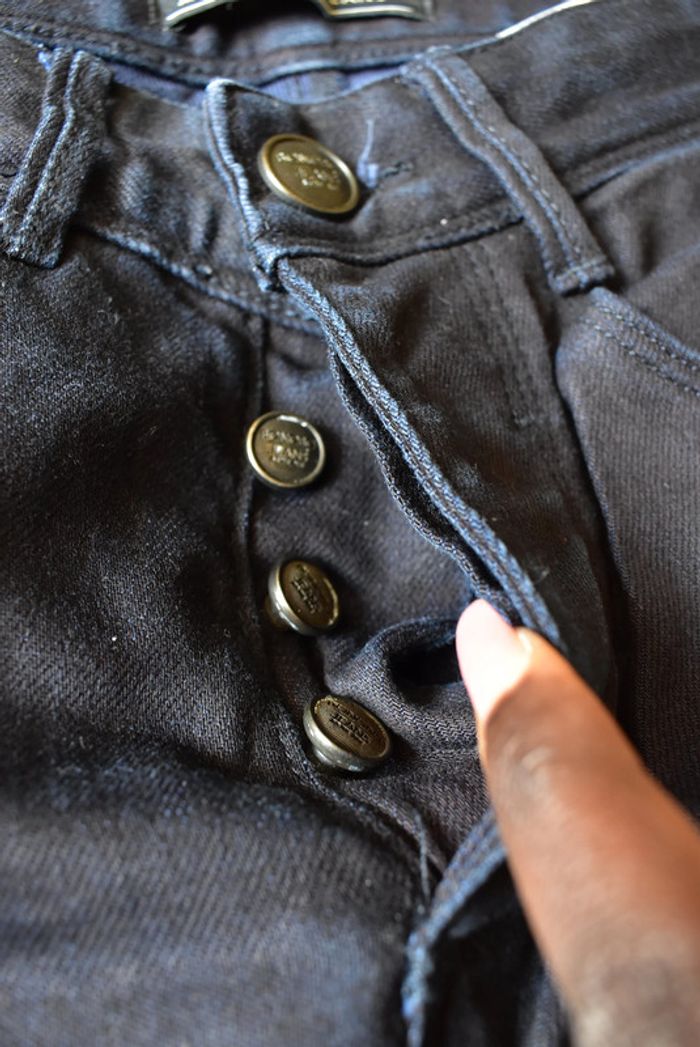 jeans brut bleu foncé - photo numéro 3