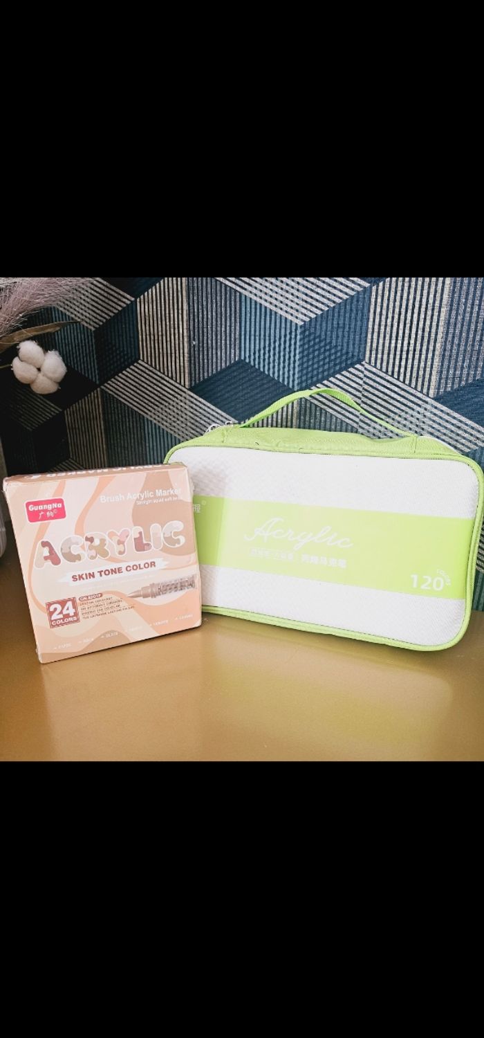 Trousse stylos gel Languo +12couleurs peau