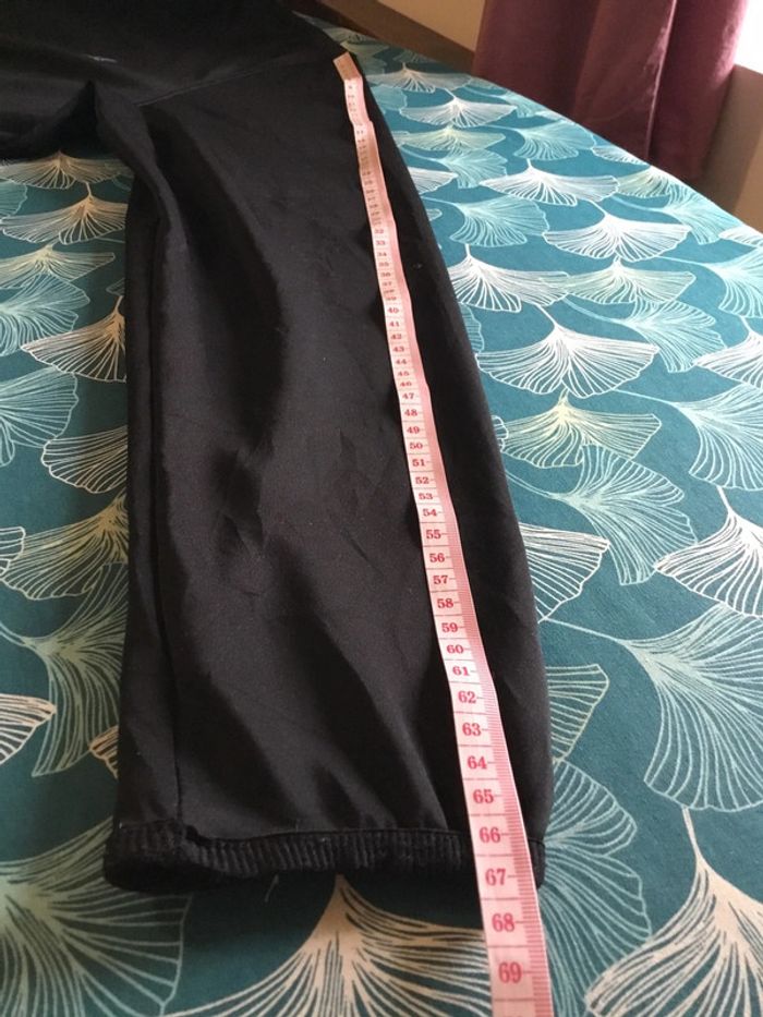 Haut 1/4zip manches longues prêt du corps pour homme Adidas noir taille M 145 - photo numéro 9