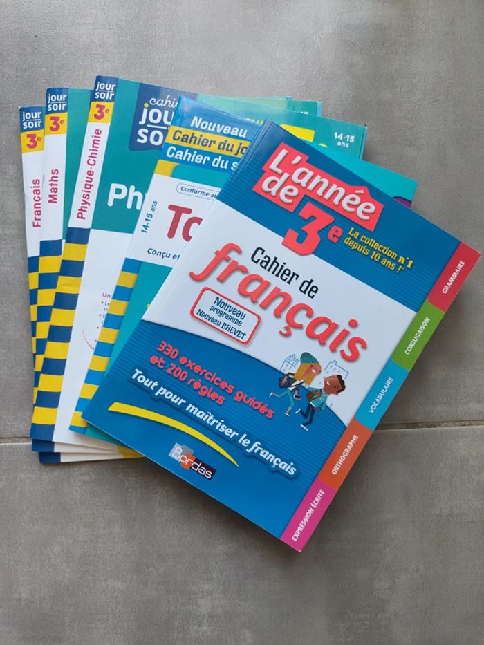 Lot livre 3ème brevet