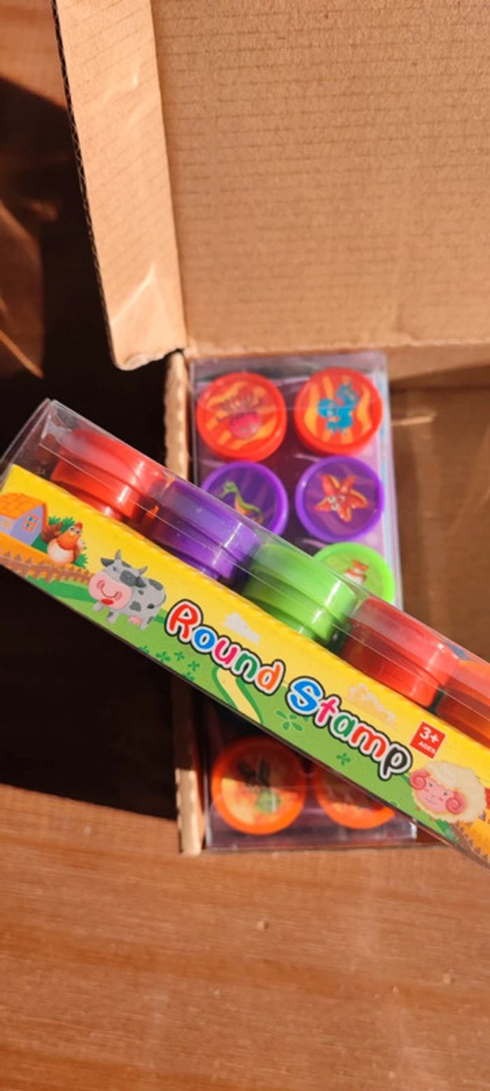 Boite de 3 tampons animaux - photo numéro 3