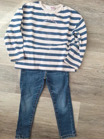 Jean et t-shirt 3ans
