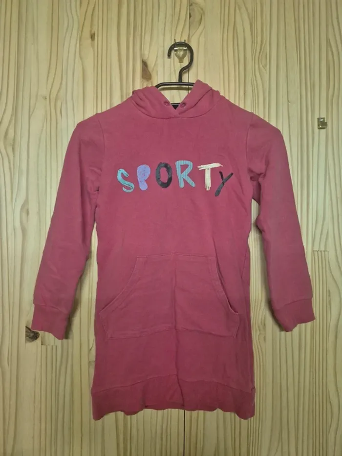 Sweat capuche long
