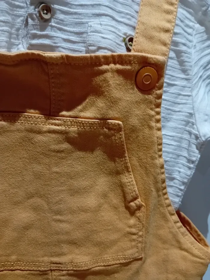 Ensemble salopette short et tee-shirt manches courtes - photo numéro 4