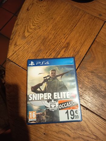 Jeu PS4 sniper elite 4