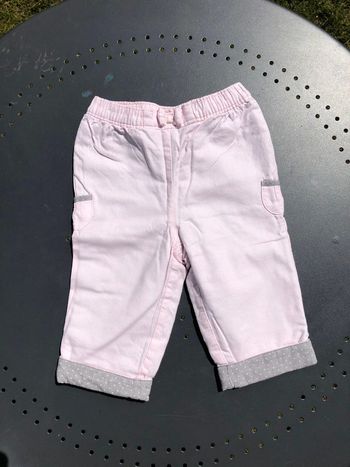 Pantalon hiver rose cyrillus 9m 71cm