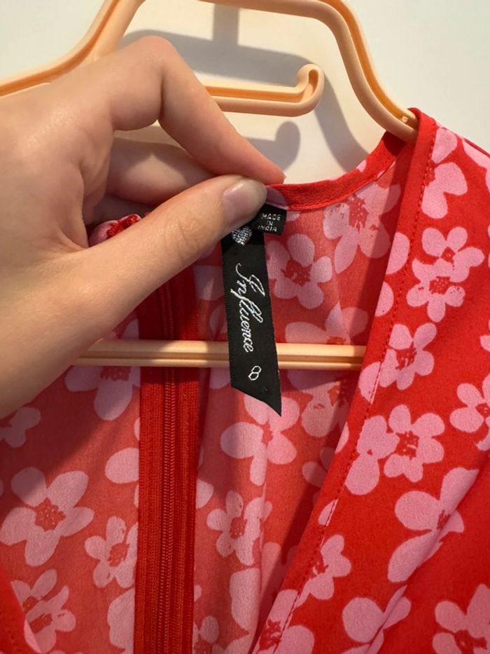Robe longue à imprimé fleurs Influence - photo numéro 8
