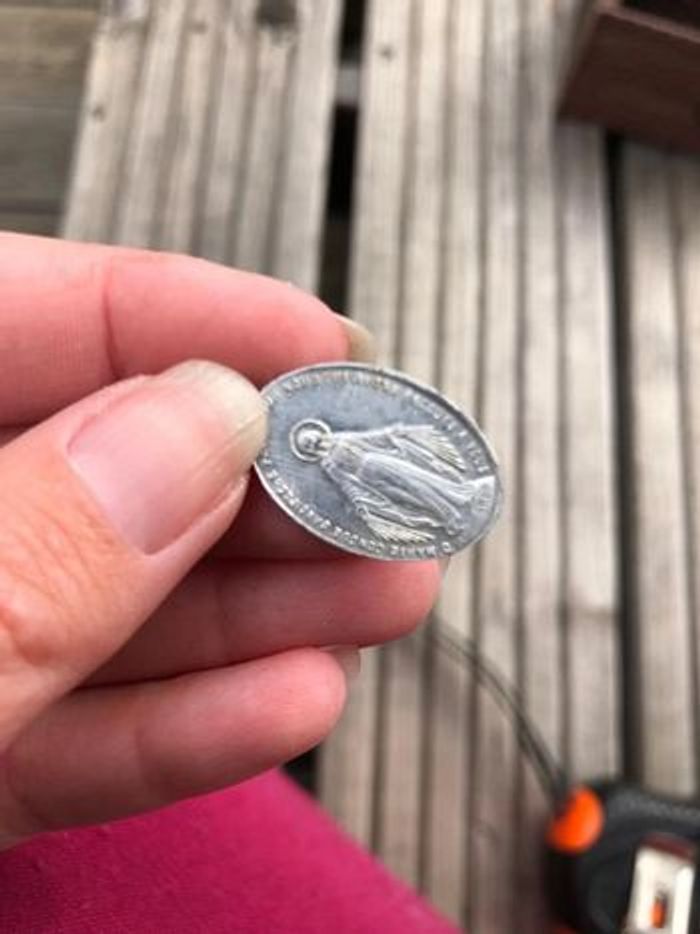 Pendentif marie vintage - photo numéro 3