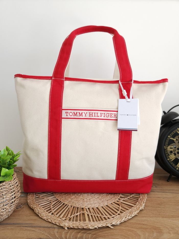 Sac Cabas de Plage en toile Tommy Hilfiger