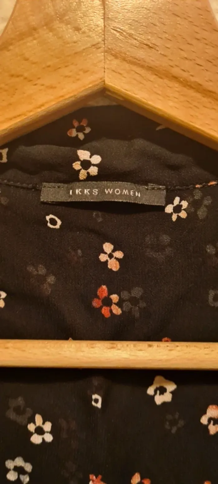 Chemise noire à motifs IKKS - photo numéro 3