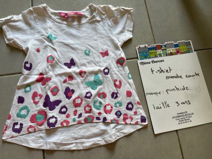 T shirt fille 3 ans