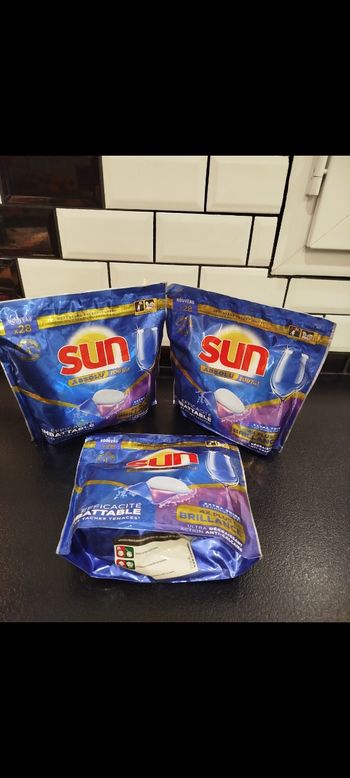 Tablette SUN lave vaisselle 3 paquets neufs 👍 Envoi Rapide