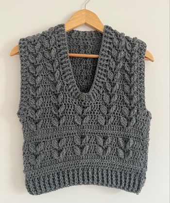 Débardeur au crochet fait main 