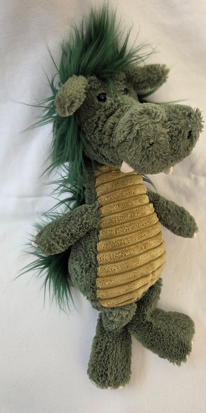 Peluche crocodile / Dragon vert 35 cm - Jellycat