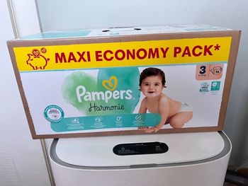 Carton de couches Pampers Harmonie taille 3 Neuves