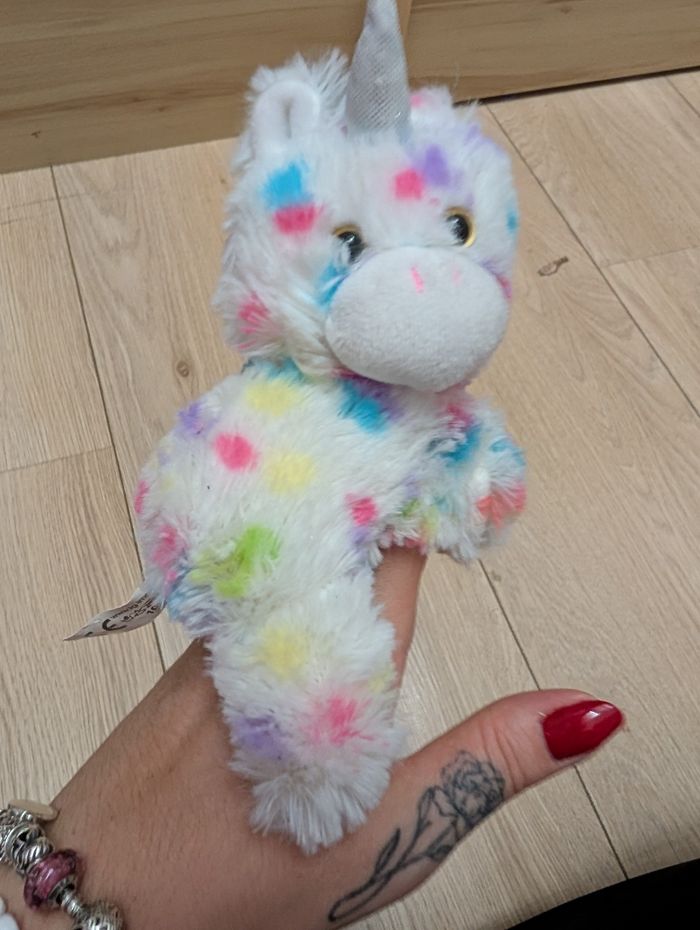 Bracelet poignet licorne blanche a poids colorés - photo numéro 7