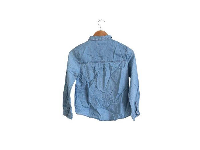 C63 chemise jeans bleu Zara 11-12 ans - photo numéro 2