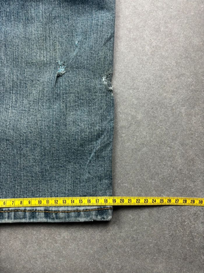 Jean pantalon coupe droite 567 signature levis bleu W32 L30 - photo numéro 11