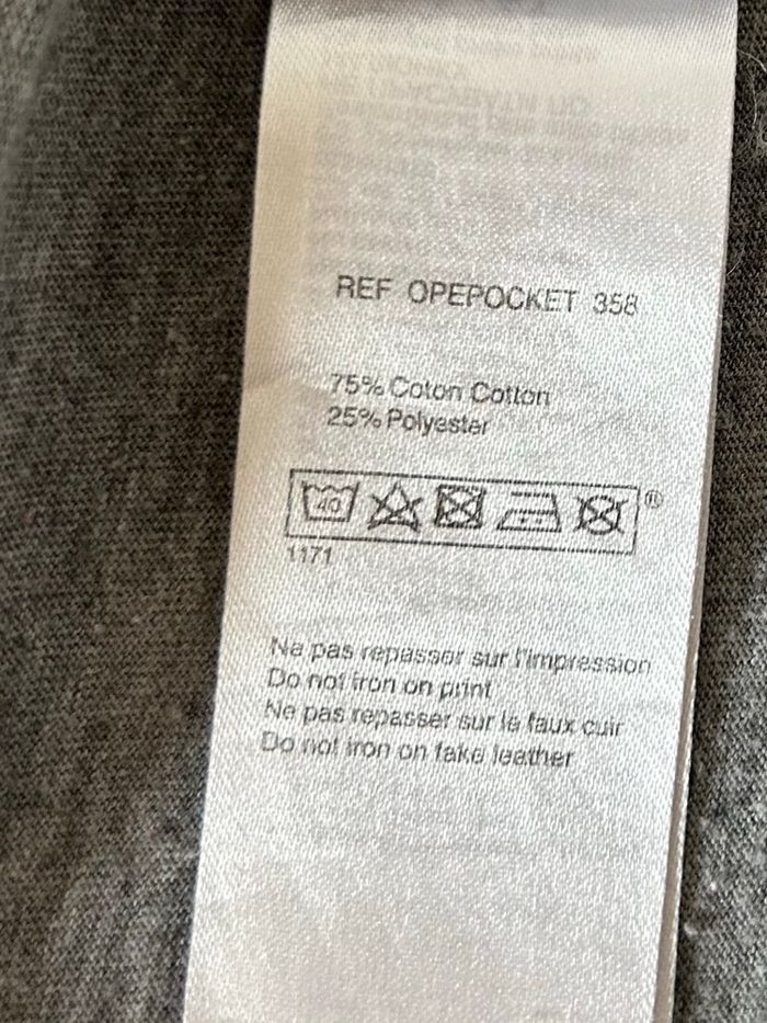 T-shirt gris chiné poche poitrine Small Celio - photo numéro 5