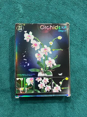Jeu de construction orchidée 