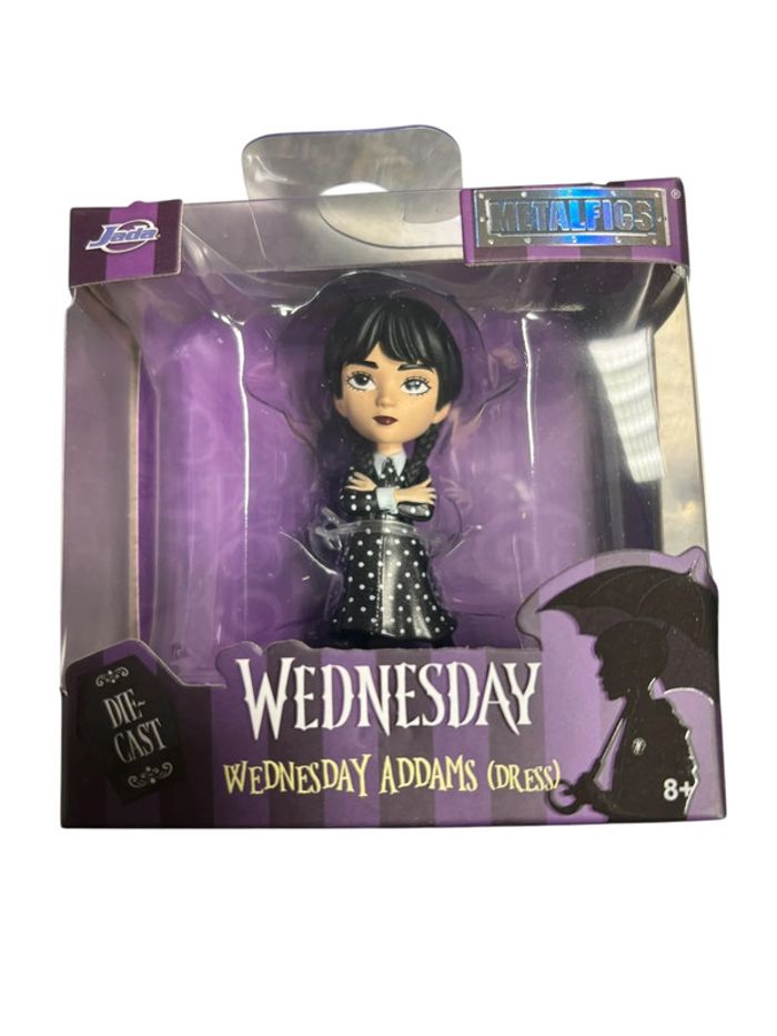 Figurine MetalFigs Wednesday / Mercredi Wednesday Addam’s (Dress) Jada Toys neuf