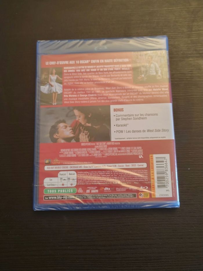 Blu Ray West Side Story (Robert Wise, Natalie Wood, Richard Beymer) NEUF - photo numéro 2