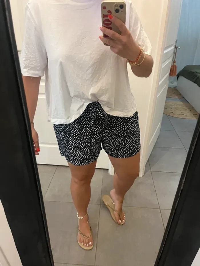 Short à pois
