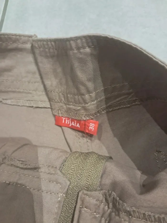 Jupe short Taille 38 marron tissaia - photo numéro 5
