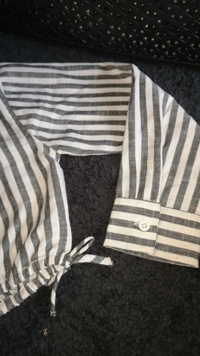 Chemise courte rayer neuf - photo numéro 4