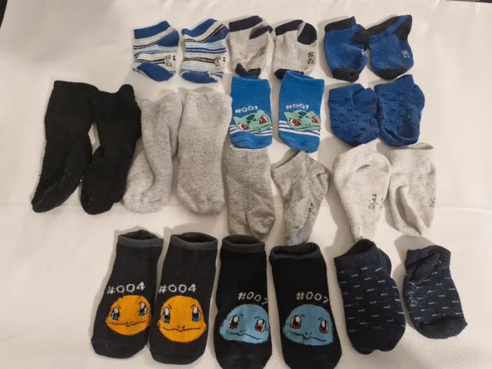 Lot de 12 paires de chaussettes & soquettes 27-30 Pokémon, Tissaia, sans marque