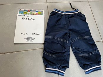 Pantalon garçon 18 mois