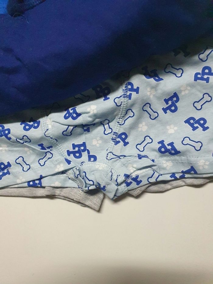 8 boxers tailles  5/6 ans pat patrouille - photo numéro 3