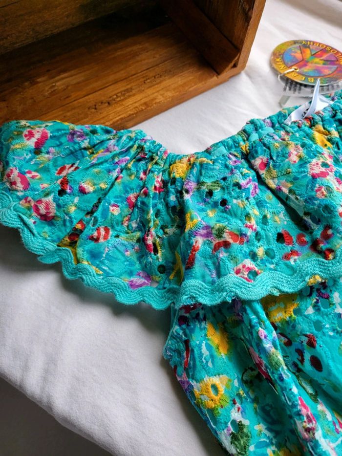 Haut bohème hippie festival épaule dénudée S - photo numéro 3