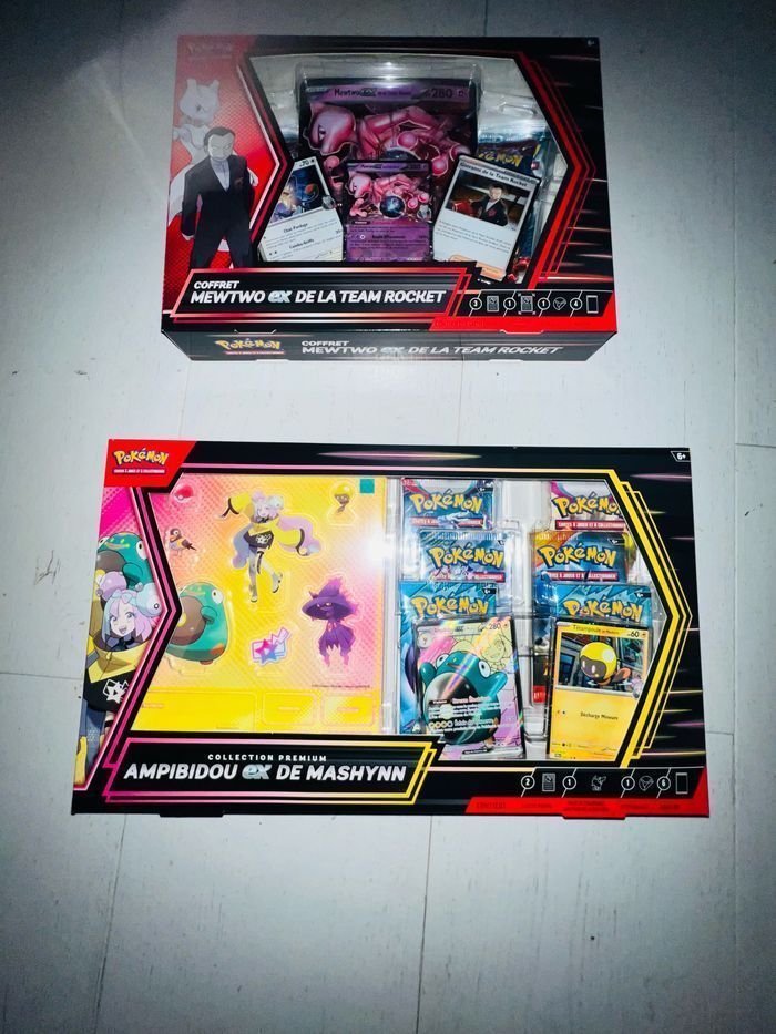 Coffret mewtwo ex et coffret ampibidou - photo numéro 3