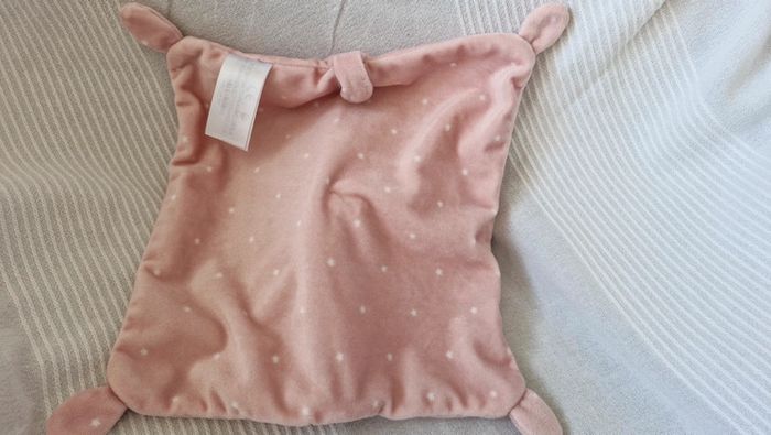 Doudou plat lapin rose avec étoiles simba - photo numéro 7