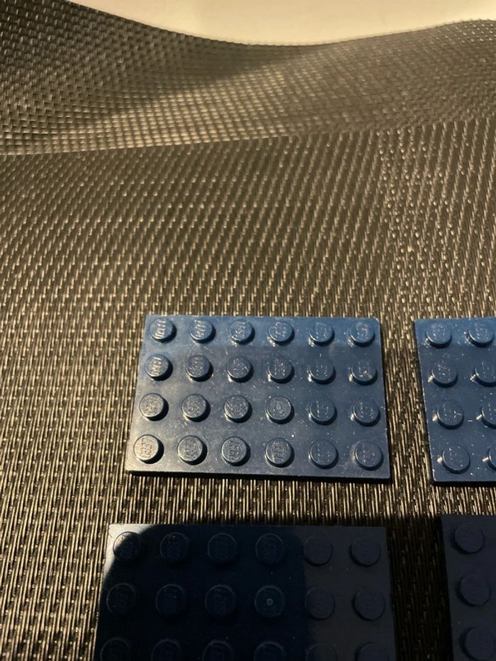 Lego lot petites plaques base bleu foncé lego officiel pièces détachées - photo numéro 5