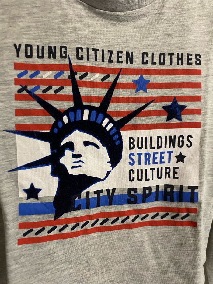 T-shirt neuf statue de la liberté 6 ans Z kids - photo numéro 3