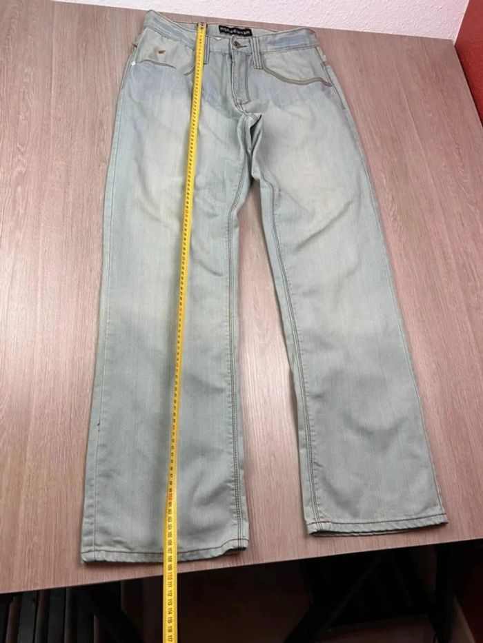 Jean Baggy Hip-Hop Y2K Rocawear Brodé Brooklyn - Taille 32 (Équivalent 42) - photo numéro 8