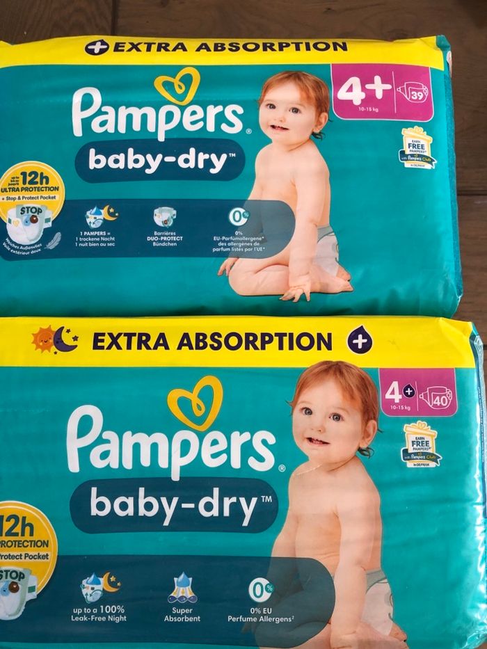 Lot Pampers 4+